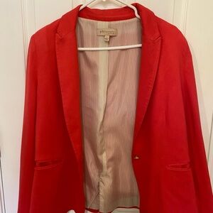 Philosophy Salmon Blazer Structured Suit Jacket